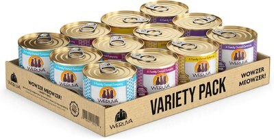 Weruva The 10 Ounce Pounce Variety Pack Grain-Free Canned Cat Food, slide 1 of 1