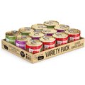 Weruva Dogs in the Kitchen Doggie Dinner Dance! Variety Pack Grain-Free Canned Dog Food, 10-oz, case of 12