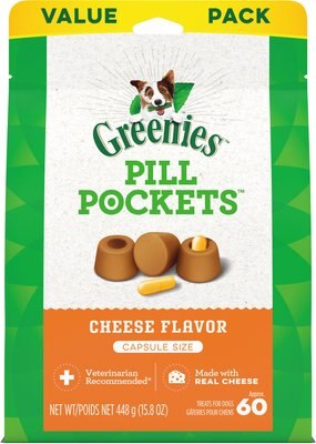 Greenies Pill Pockets Cheese Flavor Dog Treats, slide 1 of 1