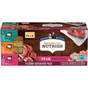 Rachael Ray Nutrish PEAK Grain-Free Adventure Variety Pack Wet Dog Food, 3.5-oz, case of 9