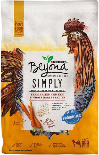 Purina Beyond Simple Ingredient Farm Raised Chicken & Whole Barley Recipe Natural Dry Dog Food, 3.7-lb bag slide 1 of 9