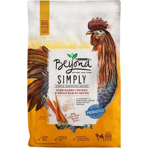 Purina Beyond Simple Ingredient Farm Raised Chicken & Whole Barley Recipe Natural Dry Dog Food, 3.7-lb bag