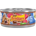 Friskies Extra Gravy Pate with Tuna in Savory Gravy Canned Cat Food, 5.5-oz, case of 24