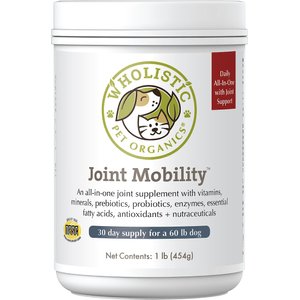 Wholistic Pet Organics Joint Mobility All-In-One Supplement, 1-lb