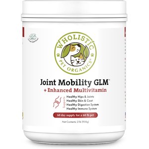 Wholistic Pet Organics Joint Mobility with Green Lipped Mussel All-In-One Supplement, 2-lb