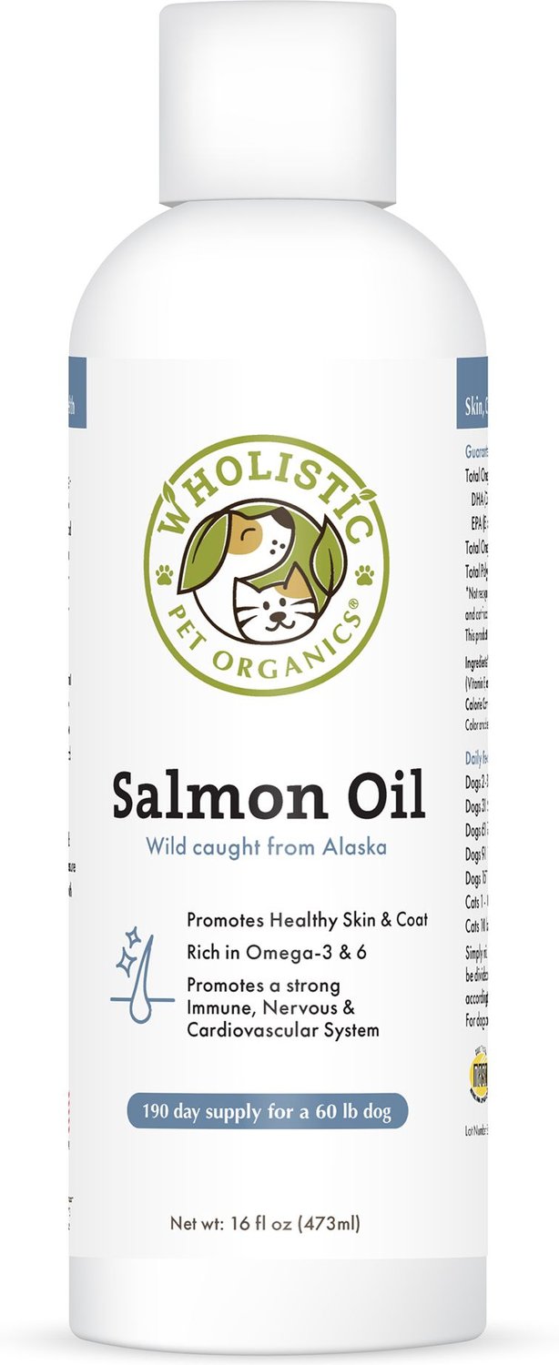Wholistic Pet Organics Wild Salmon Oil Skin & Coat Supplement