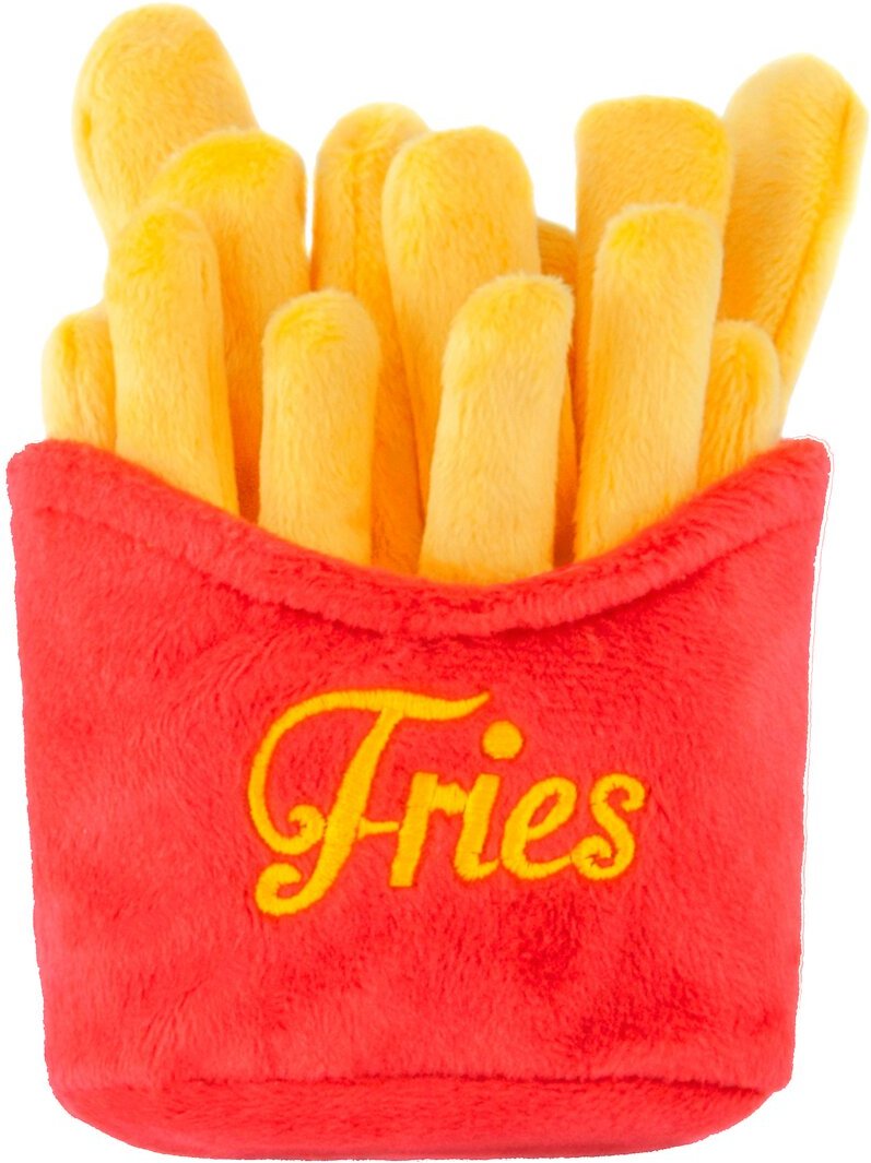 P.L.A.Y. Pet Lifestyle and You American Classic Food French Fries Squeaky Plush Dog Toy