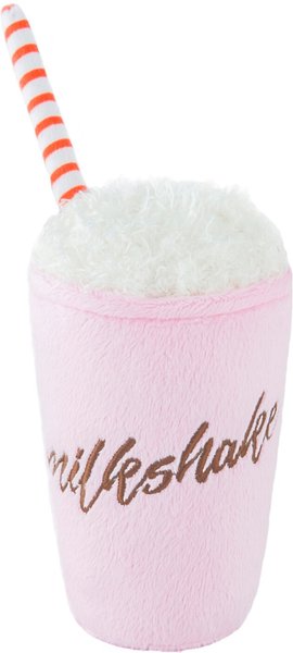 P.L.A.Y. Pet Lifestyle & You American Classic Food Milkshake Squeaky Plush Dog Toy slide 1 of 4