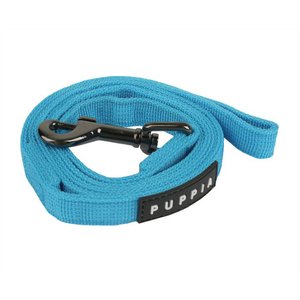 Puppia Two-Tone Polyester Dog Leash, Sky Blue, Small: 3.81-ft long, 0.4-in wide
