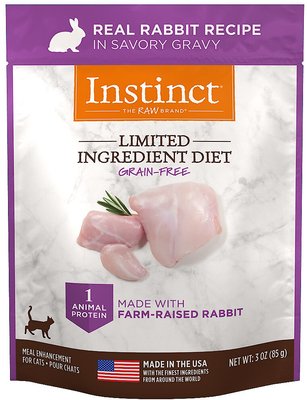 Instinct Limited Ingredient Diet Grain-Free Cuts & Gravy Real Rabbit Recipe Wet Cat Food Topper, slide 1 of 1
