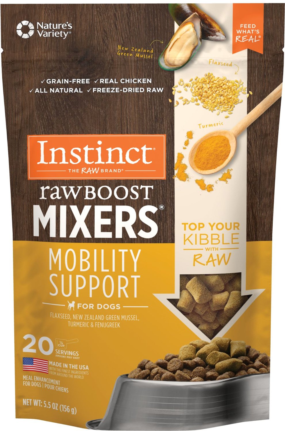 instinct freeze dried raw boost mixers