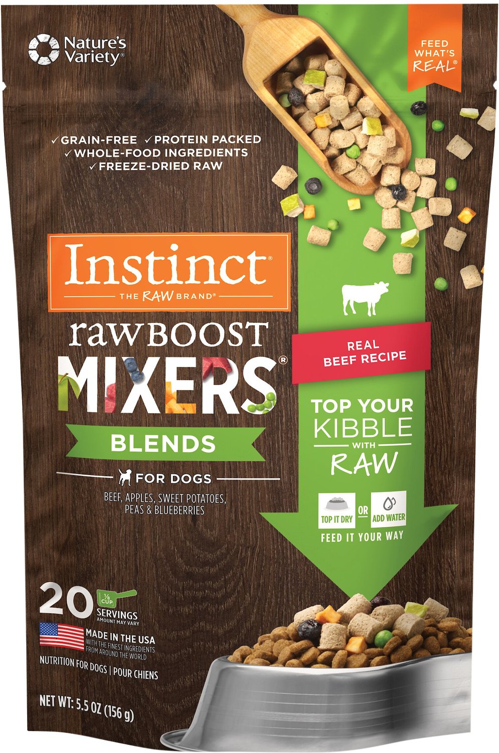 dog food with freeze dried meat