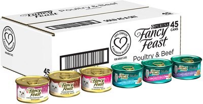 Fancy Feast Poultry & Beef Collection Variety Pack Canned Cat Food, slide 1 of 1
