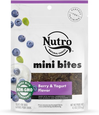 Nutro Mini Bites Berry & Yogurt Flavor Dog Treats, slide 1 of 1