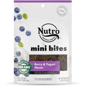 Nutro Mini Bites Berry & Yogurt Flavor Dog Treats