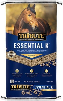 Tribute Equine Nutrition Essential K Low-NSC Horse Feed, slide 1 of 1