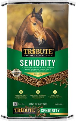 Tribute Equine Nutrition Seniority Pellet Low-NSC Horse Feed, slide 1 of 1