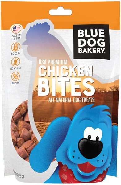 Blue Dog Bakery Chicken Bites, 7.8-oz bag slide 1 of 7