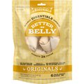 Better Belly Chicken Liver Flavor Rawhide Bone Dog Treats, 6 count