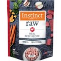 Instinct Frozen Raw Bites Grain-Free Real Beef Recipe Dog Food, 6-lb bag