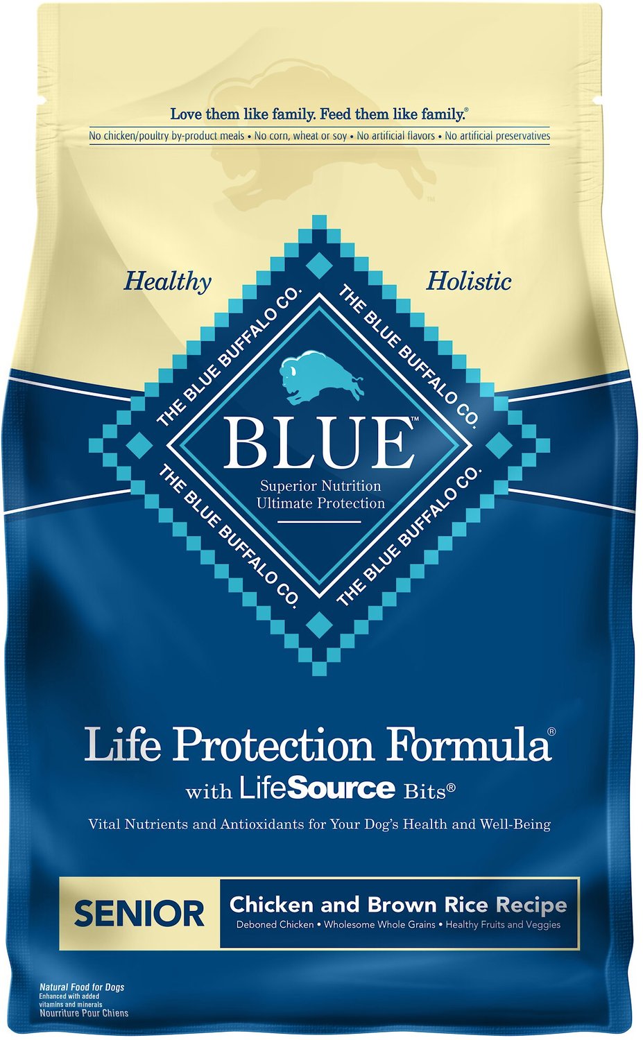 Blue Buffalo Life Protection Formula Large Breed Senior Chicken & Brown Rice Recipe Dry Dog