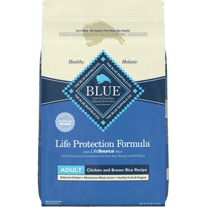 Blue Buffalo Life Protection Formula Adult Chicken & Brown Rice Recipe Dry Dog Food, 24-lb bag