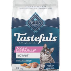 Blue Buffalo Sensitive Stomach Chicken Recipe Adult Dry Cat Food, 10-lb bag