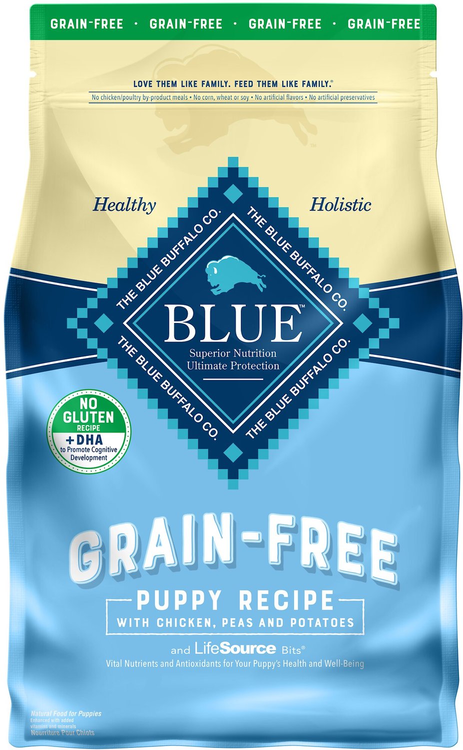 BLUE BUFFALO Life Protection Formula Puppy Chicken Recipe Grain-Free