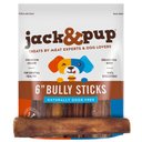 Jack & Pup Thick Bully Stick 6" Dog Treats, 5 count