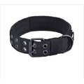 OneTigris Nylon Military Dog Collar, Black, Large: 17.7 to 20.9-in neck, 1.5-in wide