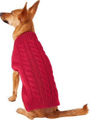 Frisco Dog & Cat Cable Knitted Sweater, slide 1 of 1