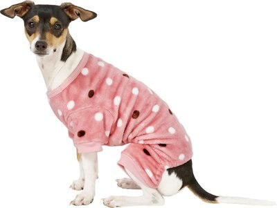 Frisco Dog & Cat Cozy Polka Dot Fleece PJs, slide 1 of 1