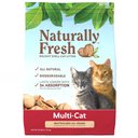 Naturally Fresh Multi-Cat Unscented Clumping Walnut Cat Litter, 26-lb bag