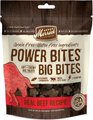 Merrick Power Bites Big Bites Real Beef Recipe Grain-Free Soft & Chewy Dog Treats, 14-oz bag