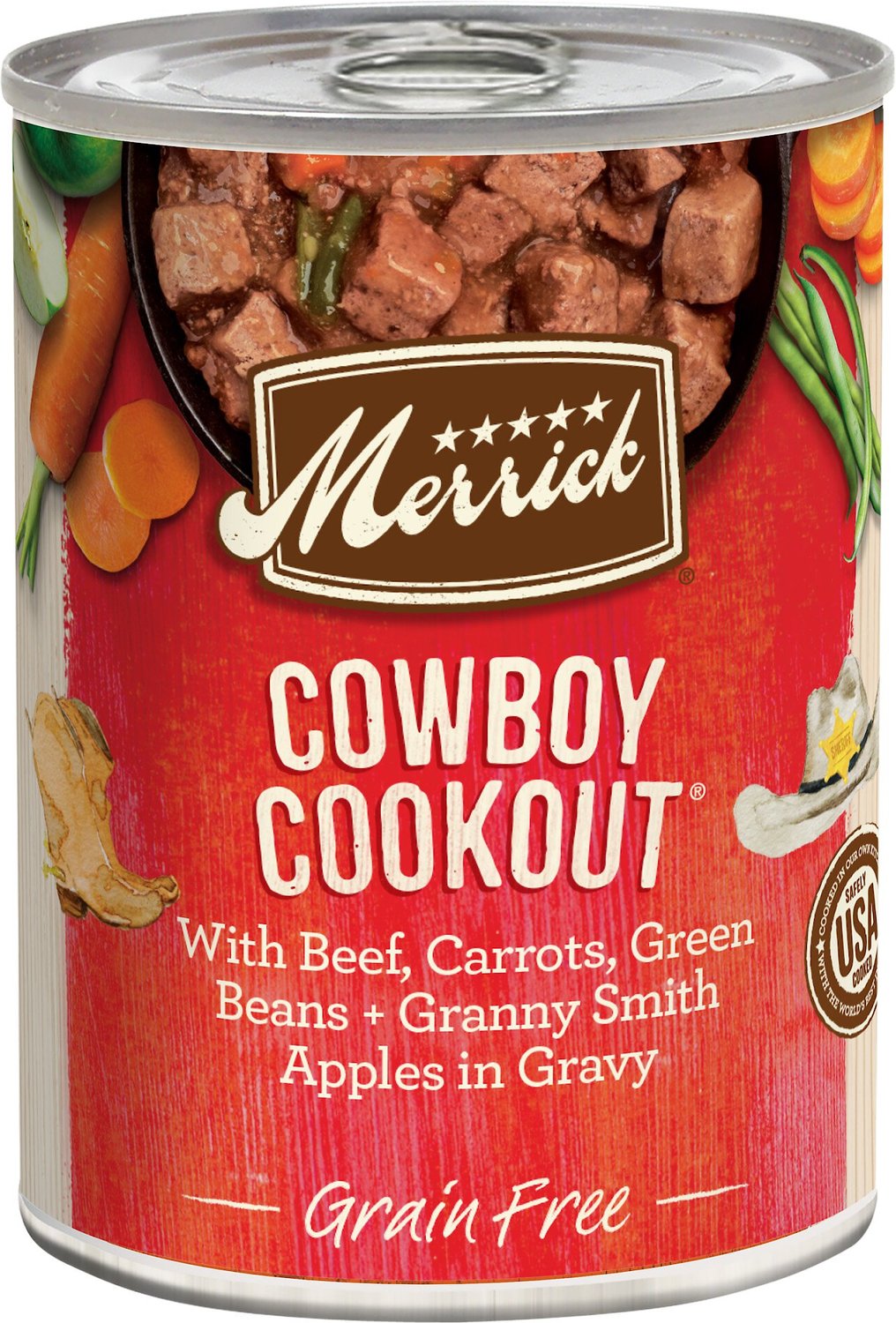 MERRICK Grain Free Wet Dog Food Cowboy 