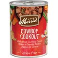 Merrick Grain Free Wet Dog Food Cowboy Cookout, 12.7-oz can, case of 12
