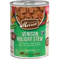 Merrick Grain-Free Venison Holiday Stew Canned Dog Food