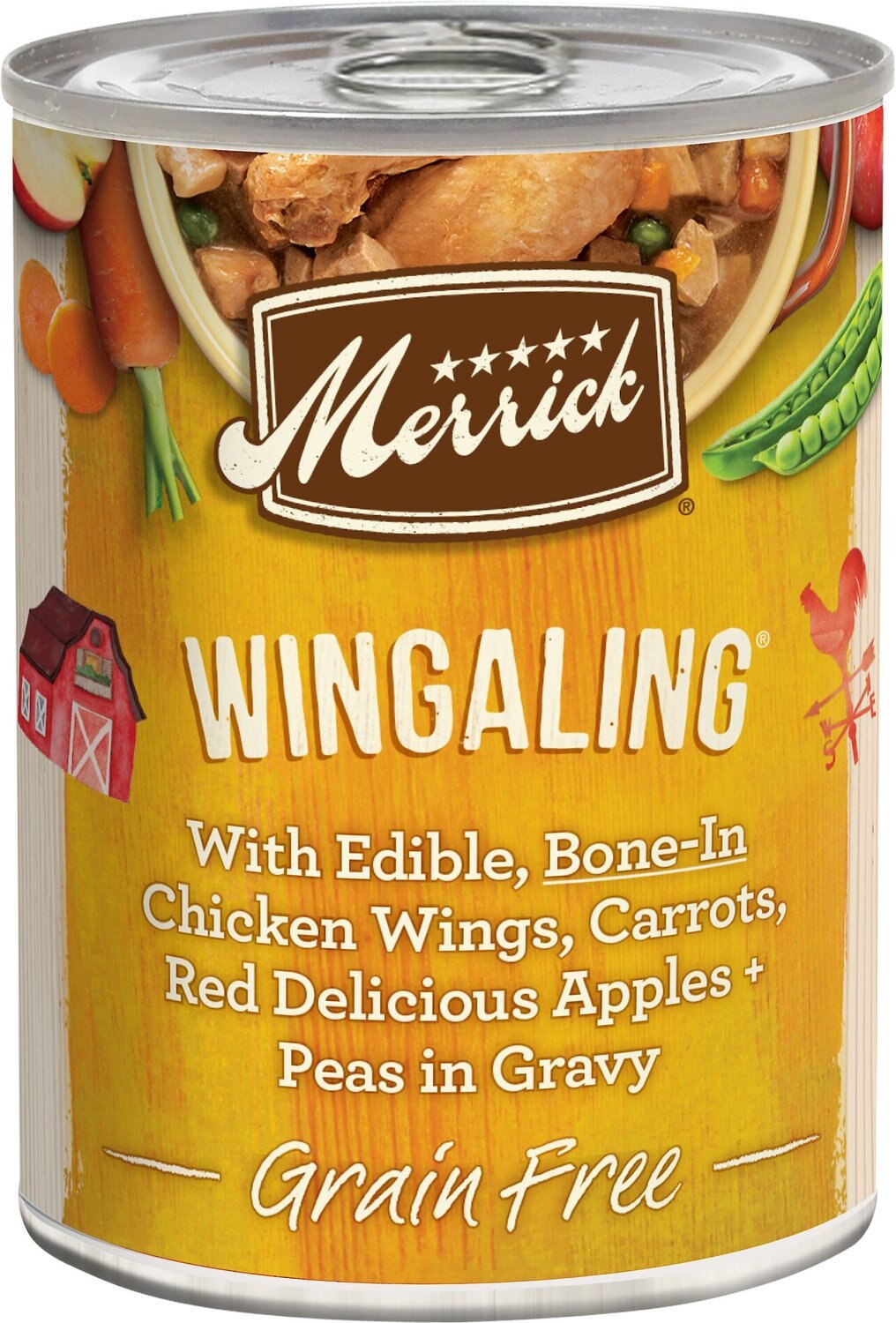 Merrick GrainFree Wingaling Canned Dog Food, 12.7oz case