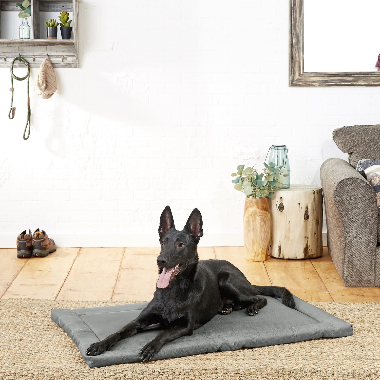 FRISCO Dog Crate Mat, Dark Gray, 48-in - Chewy.com