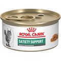 Royal Canin Veterinary Diet Satiety Support Weight Management Morsels in Gravy Canned Cat Food, 3-oz, case of 24