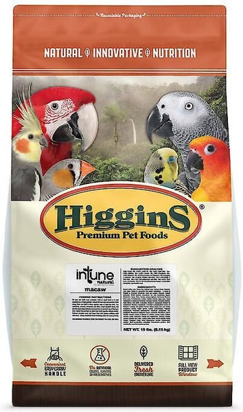 Higgins InTune Natural Macaw Food, 18-lb bag slide 1 of 6