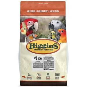 Higgins InTune Natural Macaw Food, 18-lb bag