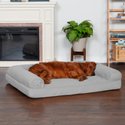 FURHAVEN Plush & Suede Orthopedic Sofa Cat & Dog Bed w/ Removable 
