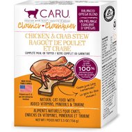 Caru Classic Chicken & Crab Stew Grain-Free Wet Cat Food, 6-oz, case of 12