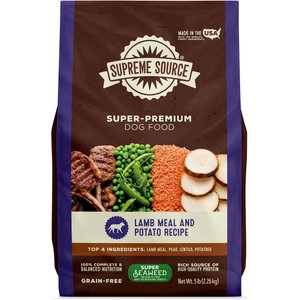 Supreme Source Grain-Free Lamb & Potato Recipe Dry Dog Food, 5-lb bag