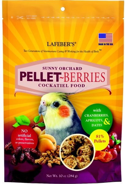 Lafeber Pellet-Berries Sunny Orchard Bird Food, 10-oz bag slide 1 of 7