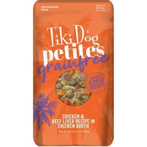 Tiki Dog Aloha Petites Chicken & Beef Loco Moco Grain-Free Dog Food, 3.5-oz pouch, case of 12
