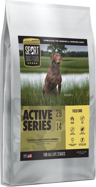 Sport Dog Food Active Series Field Dog Chicken & Sweet Potato Formula Flax-Free Dry Dog Food, 30-lb bag slide 1 of 7