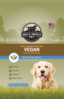 Walk About Canine Exotics Vegan Recipe Grain-Free Dry Dog Food, slide 1 of 1