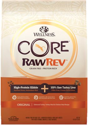 Wellness CORE RawRev Grain-Free Original Recipe with Freeze-Dried Turkey Liver Dry Cat Food, slide 1 of 1